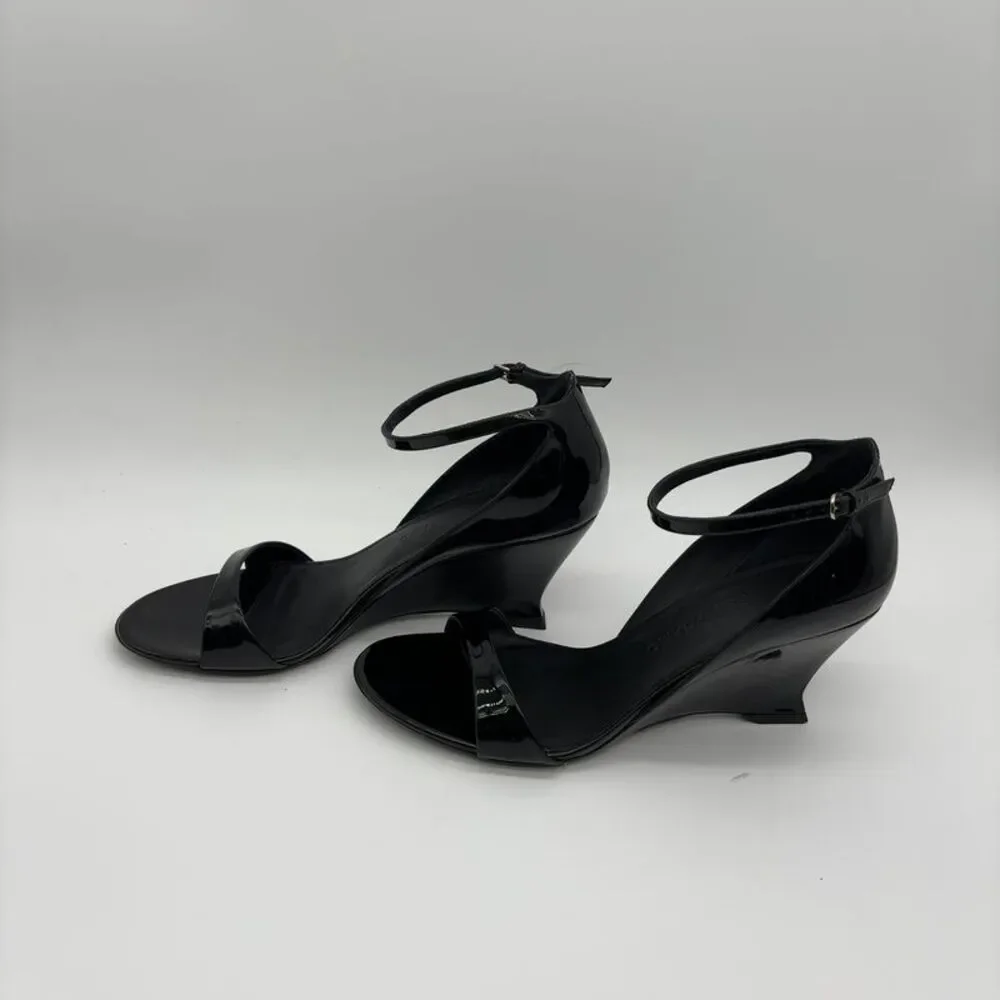 Ferragamo Vidette Patent Wedge Sandal